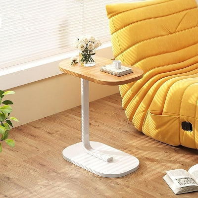 Table d'Appoint - C-shapedSideTable™ - Jaune&blanc