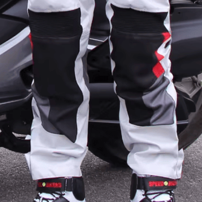 Pantalon de moto - BikeWaterproofTrousers™ - Blanc