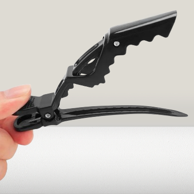 Pince à Cheveux Crocodile - AlligatorHairClips™ - Noir