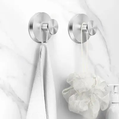 Support Douche - SuctionCupHooksforShower™ - Argent