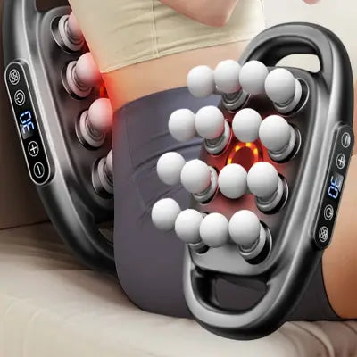 Appareil massage - High-FrequencyBodyMassage™ - Gris 16 têtes