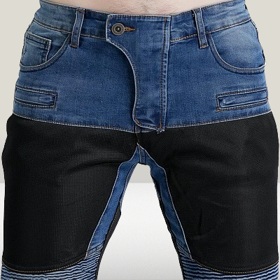 Pantalon de moto - MotorcycleMenPants™ - Bleu