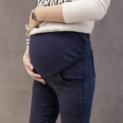 Pantalon Grossesse - MaternityJeansPants™ - Bleu simple