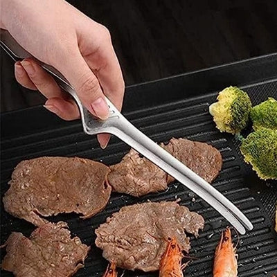 Pince Barbecue - BBQFoodTongs™ - Argent