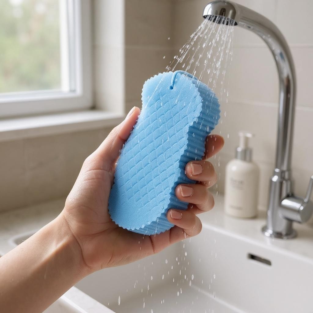 Brosse pour le Corps - MagicBodySponge™ - Bleu