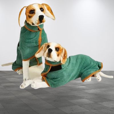 Peignoir pour Chien - DogDryingTowel™ - Vert
