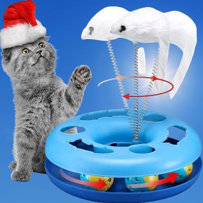 jouets pour chats - InteractiveCatToys™ - Bleu