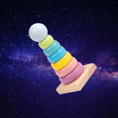 Jouet en Bois - WoodenToys™ - Tour Macaron