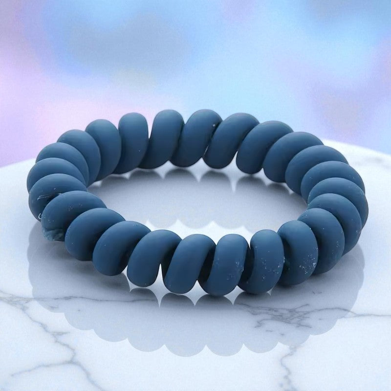 Élastique à Cheveux - HairHoldMax™ - Bleu