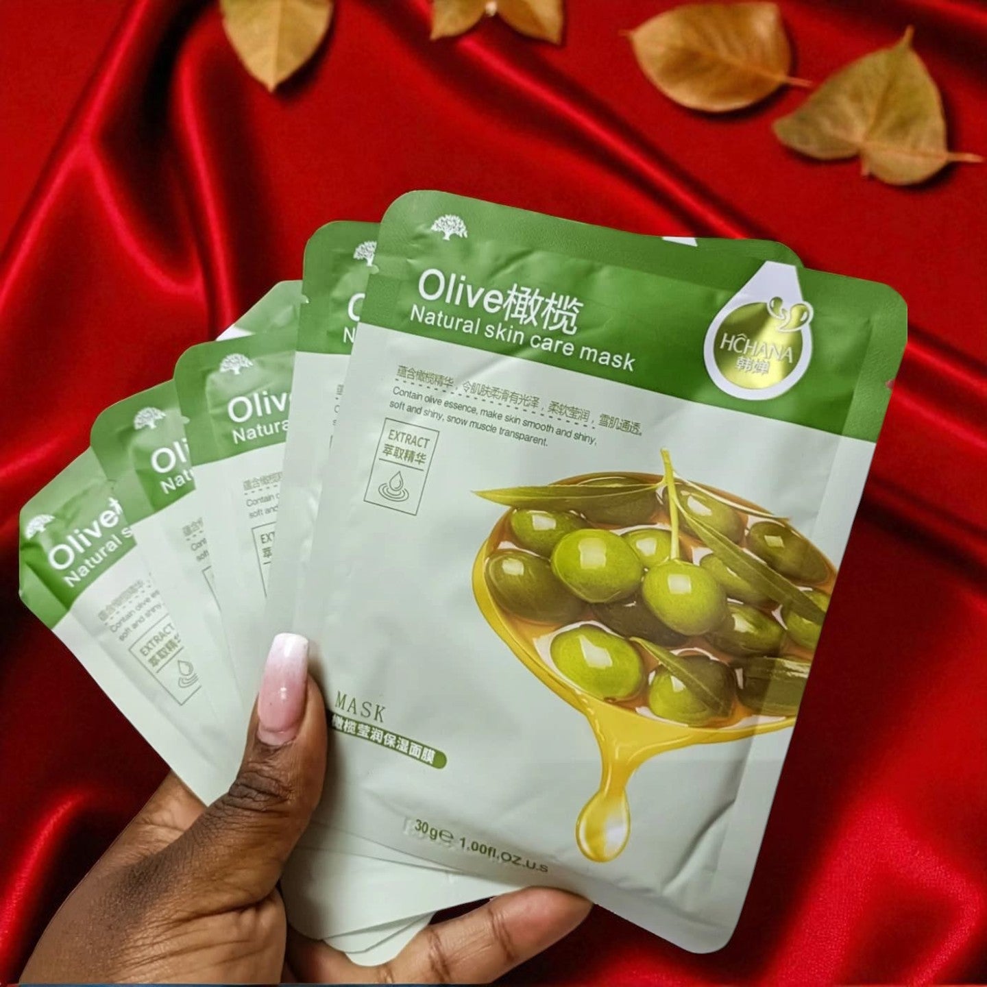 Masque Facial - GlowSkinSheet™ - Olive