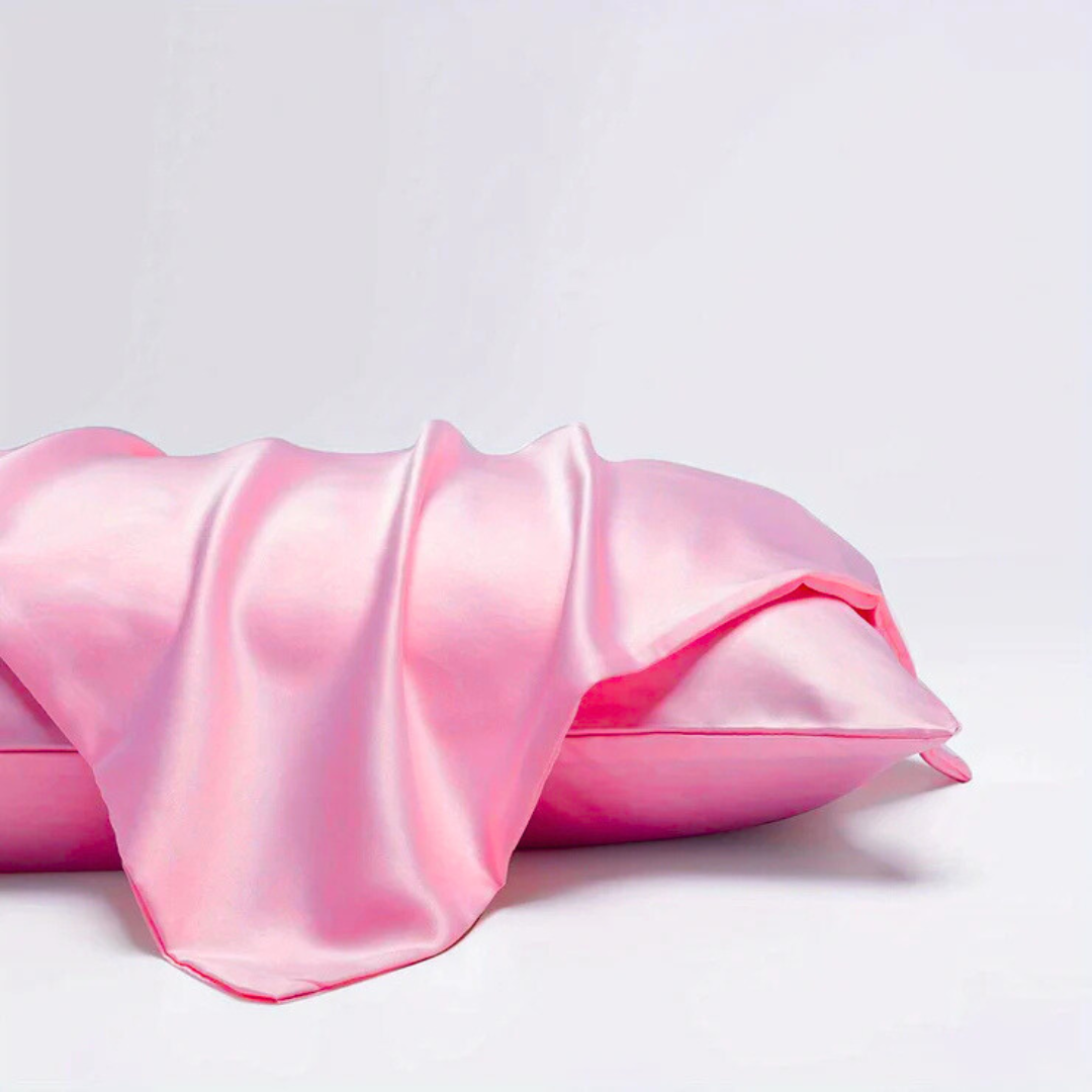 Taie d'Oreiller en Satin - SatinDreamPillow™ - Rose