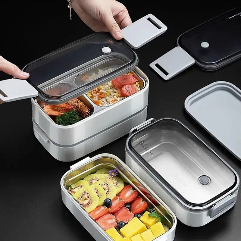 Lunch Box - InoxLunchMate™ - Gris
