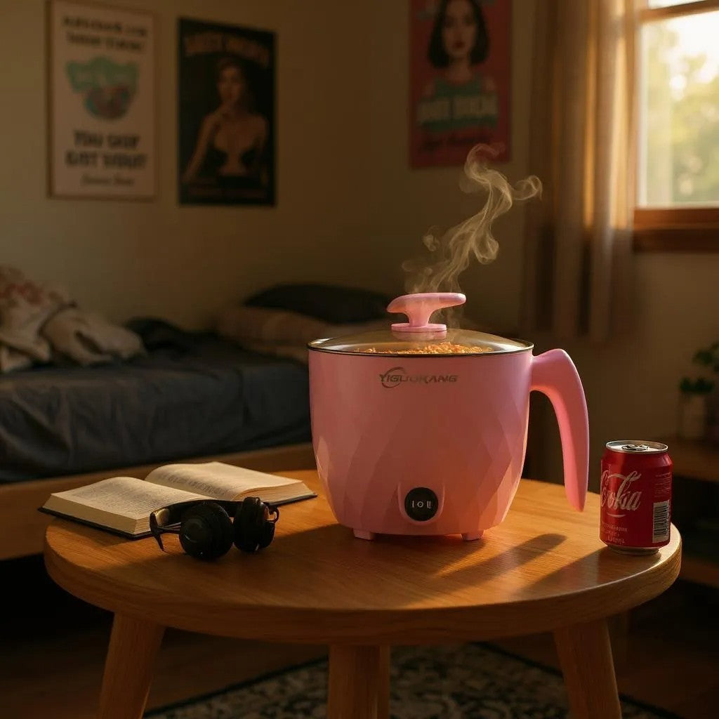 Cuiseur à Riz - RiceNGo™ - Rose Simple