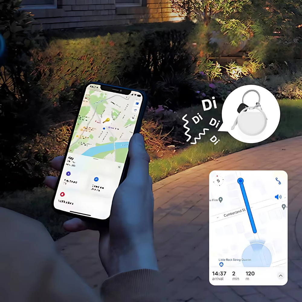 Traceur GPS Bluetooth - TrackMe™ - Blanc