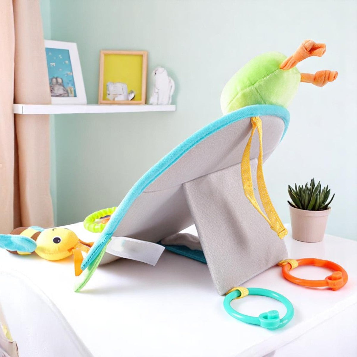 Miroir Voiture pour Bebe - SafeViewBabyMirror™ - Chenille