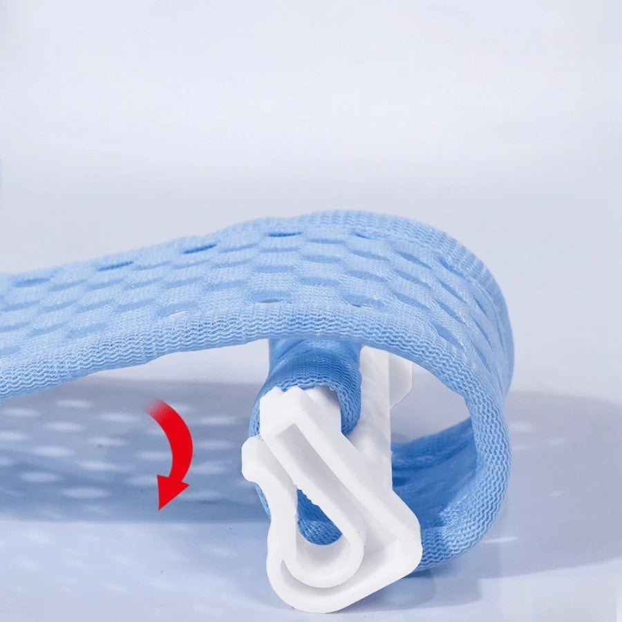Coussin de Bain Bébé - BabyBathMeshSupport™ - Bleu