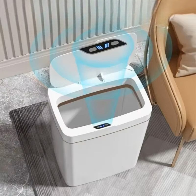 Poubelle Intelligente - TouchFreeBin™ - Blanc