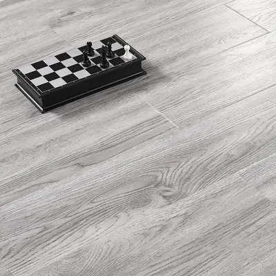 Sol PVC Dalles Adhésives - FloorStickers™ - Gris Argenté