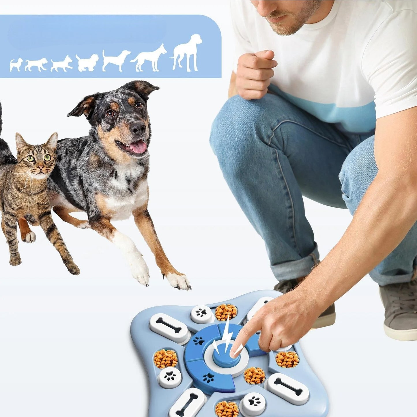 Jouet Interactif pour Chien - SmartBowlPlay™