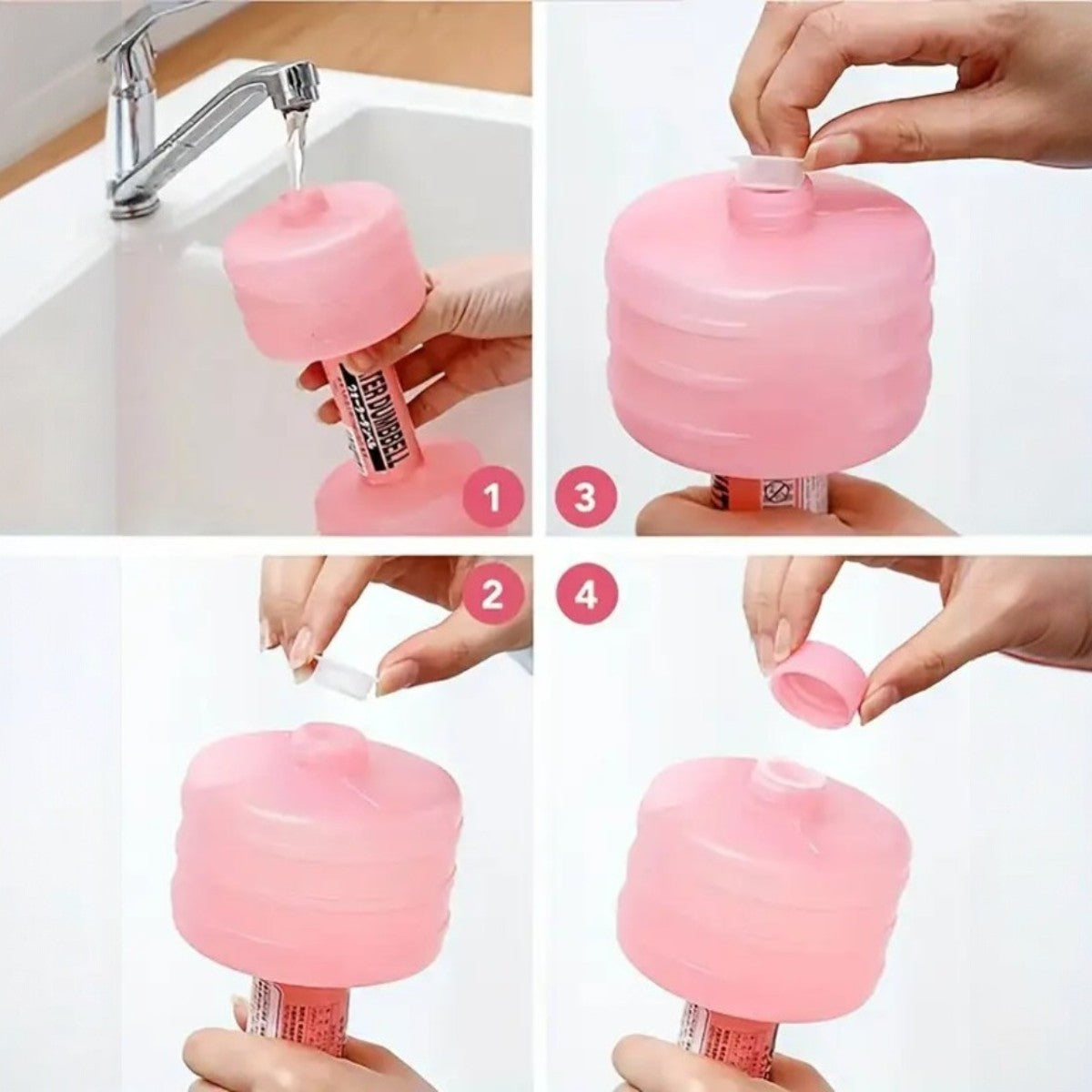 Haltère - WaterDumbbellLite™ - Rose