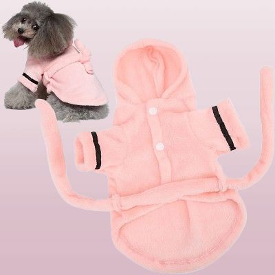Peignoir pour Chien - DogBathrobe™ - Rose
