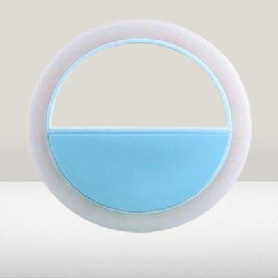 Anneau selfie lumineux - SelfieRingLight™ - Bleu