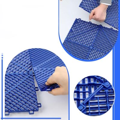Dalle de Sol Garage - GarageFloorMat™ - Bleu