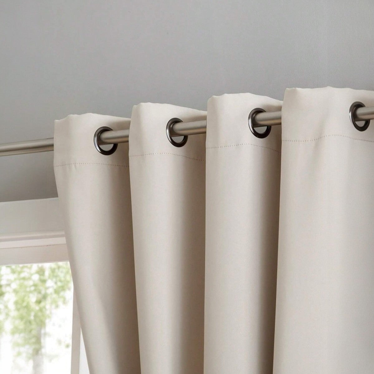 Rideaux Occultants - DeepSleepDrape™ - Blanc Cassé