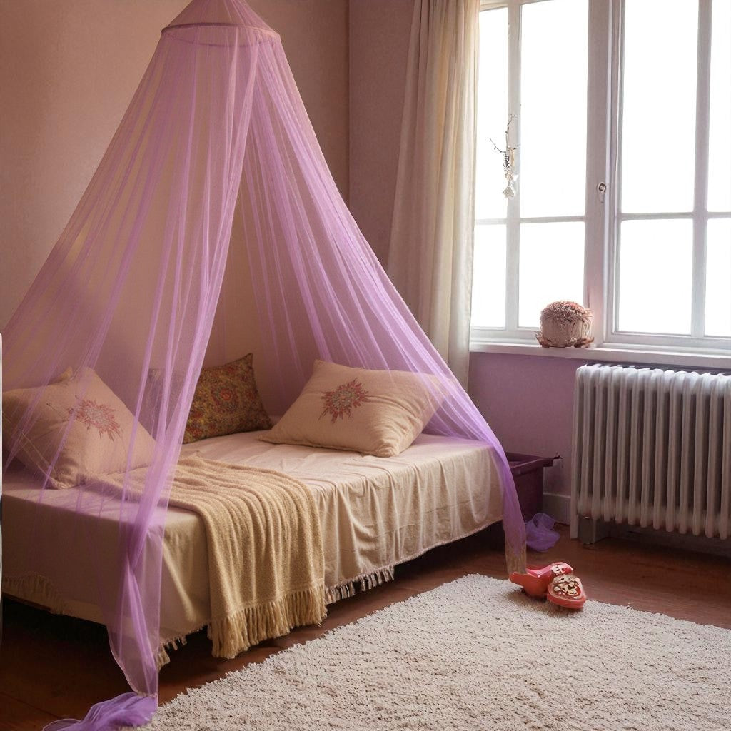 Moustiquaire Lit - PrincessMosquitoDome™ - Violet Lilas