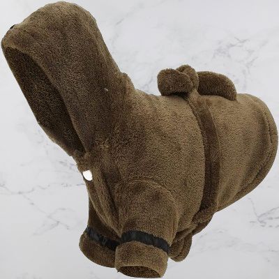 Peignoir pour Chien - DogBathrobe™ - Marron