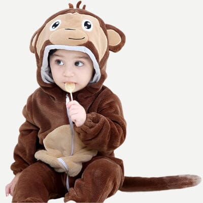 Pyjama Bebe - FluffyToddler™ - Singe