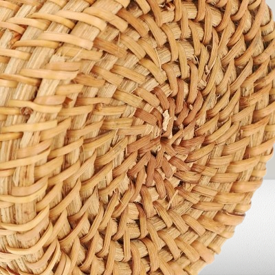 Panier En Rotin - HandmadeRattanStorageBox™ - Fond rond