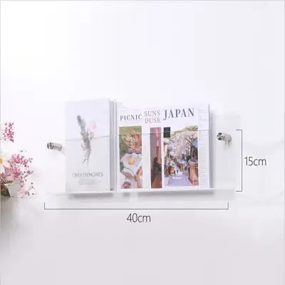 Porte revue mural - ModernStorageRack™ - Transparent