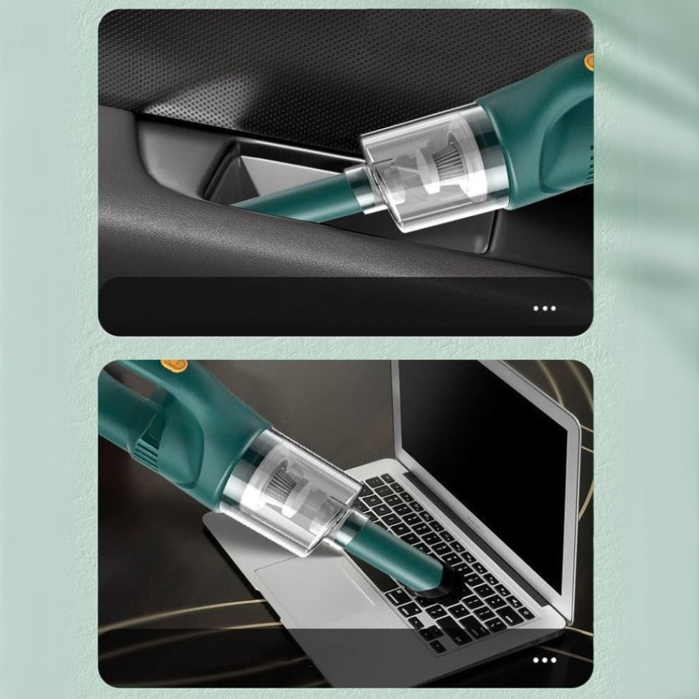 Aspirateur à Main sans Fil - MiniVac™ - Vert Cristal