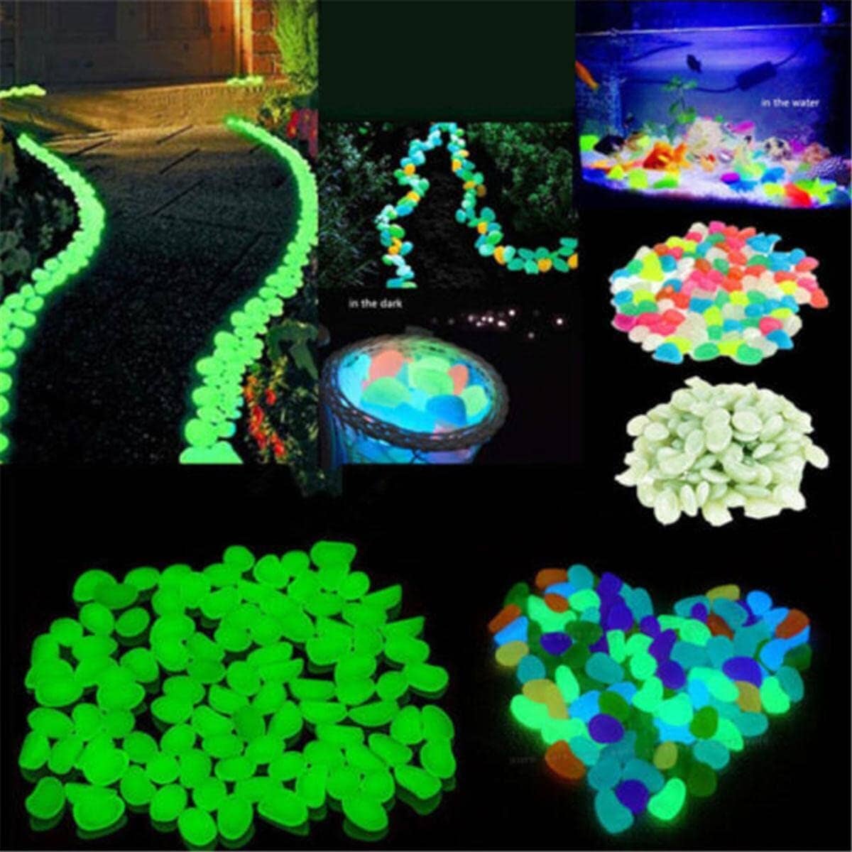 Décoration Jardin - GlowStones™ - Jaune