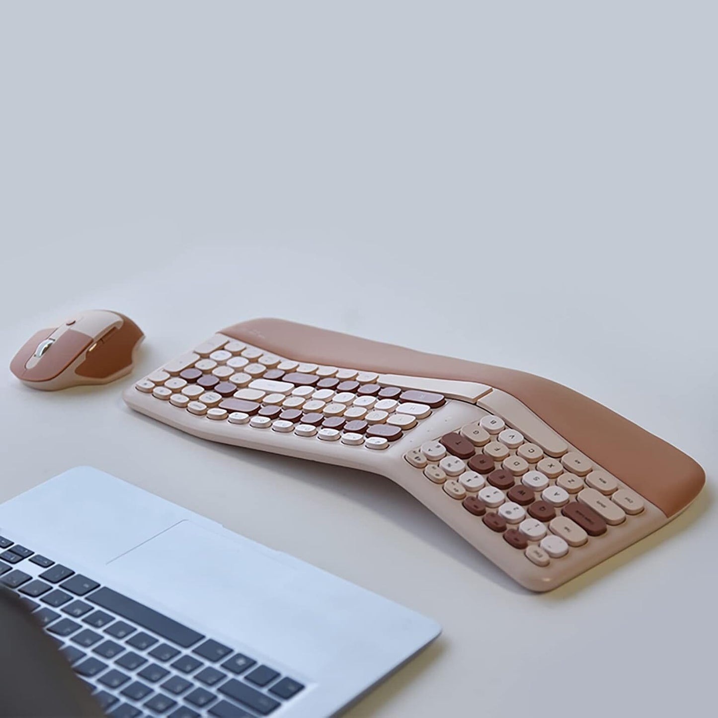 Accessoire Ordinateur - ErgonomicKeyboardMouse™ - Marron
