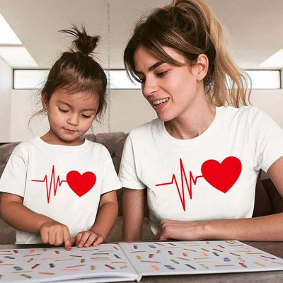 Tshirt - Mom&MeMatch™ - Blanc