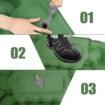 MATELAS CAMPING - HikeComfort™ - Vert
