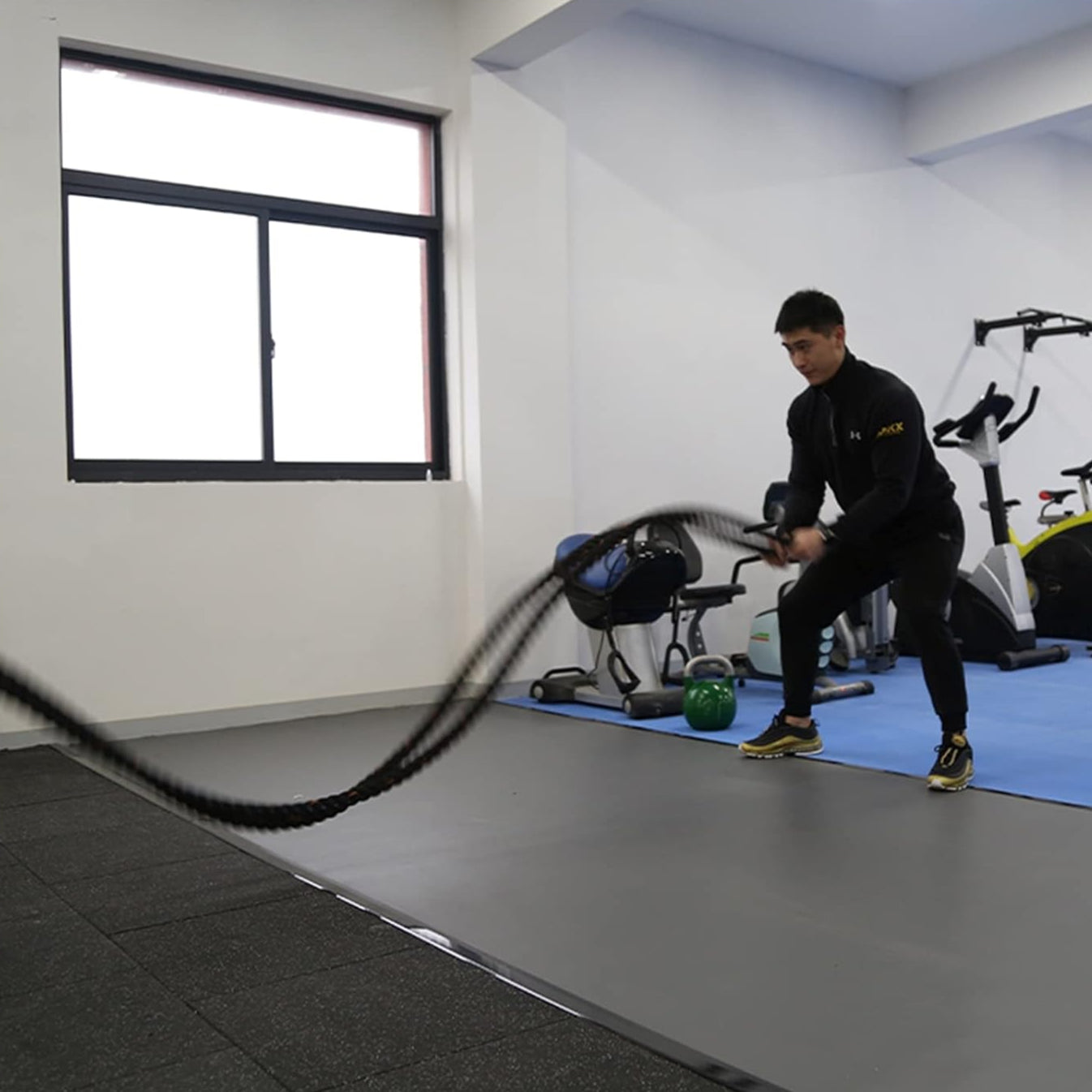 Corde Musculation - TitanSkip™ - Rouge