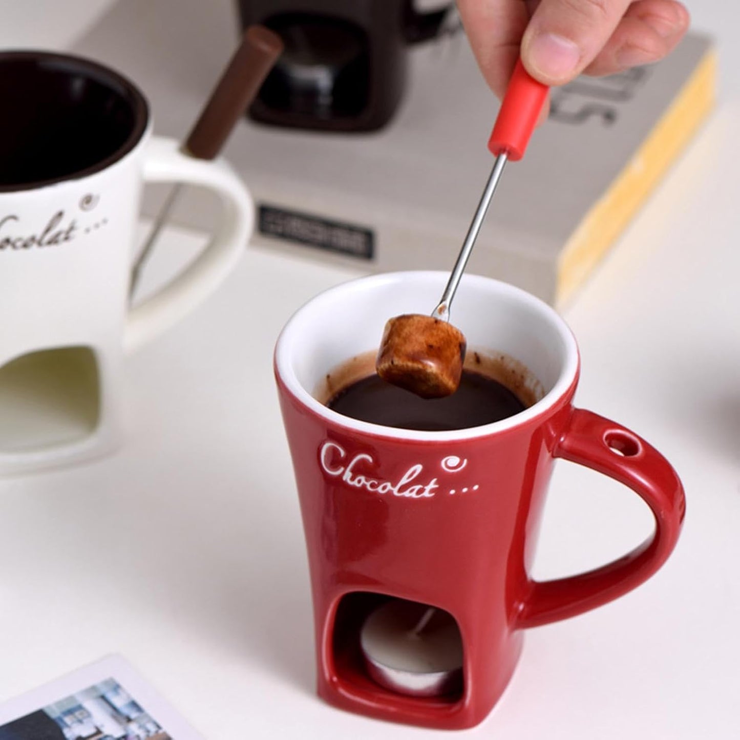 Mug Chauffant - ChocoWarm™ - Rouge