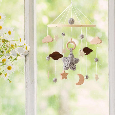 MOBILE LIT BEBE - RainbowDream™ - Etoile Grise