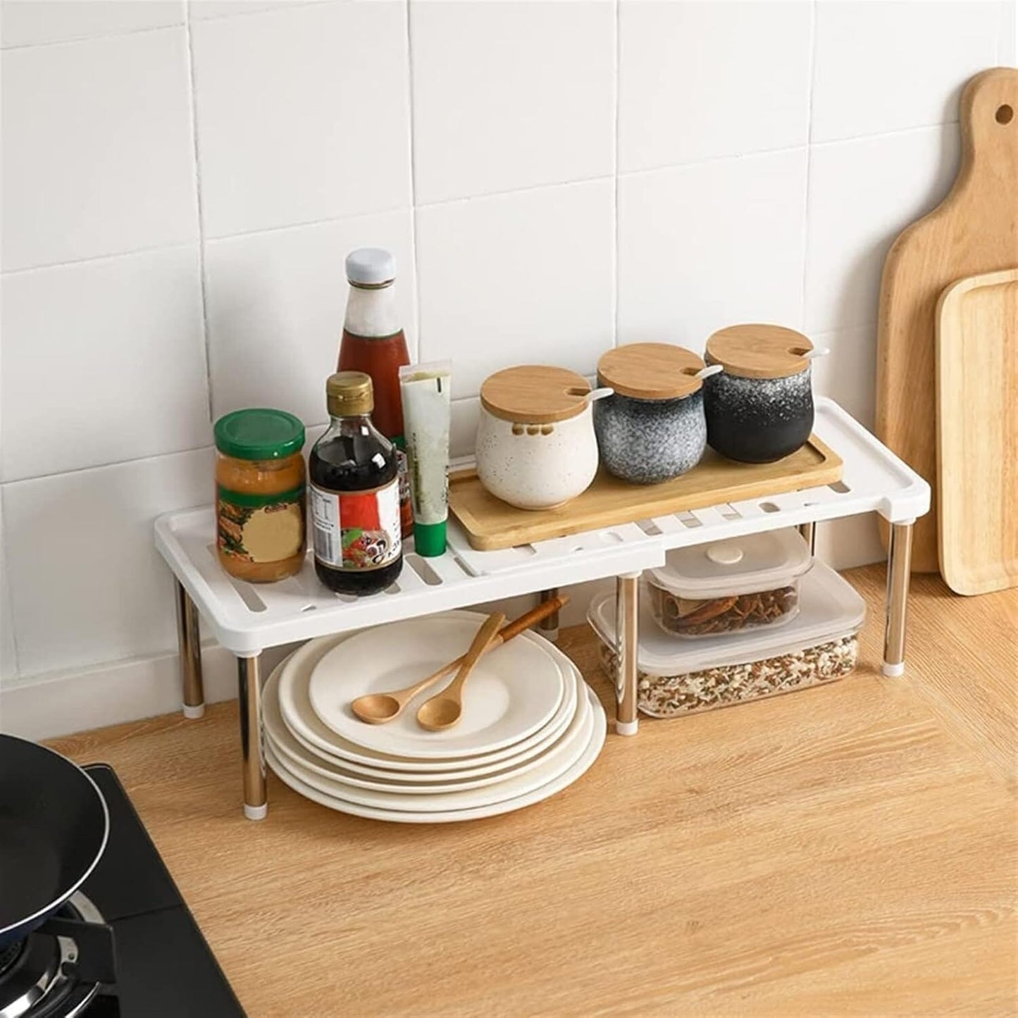 Étagère de Rangement - MultifunctionStorageRack™ - Blanc