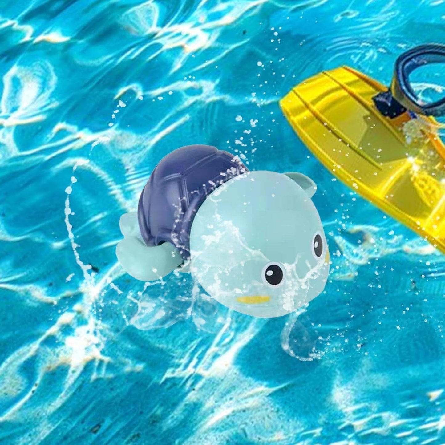 Jouet bain bébé - NewBabyBathToys™ - Tortue bleu