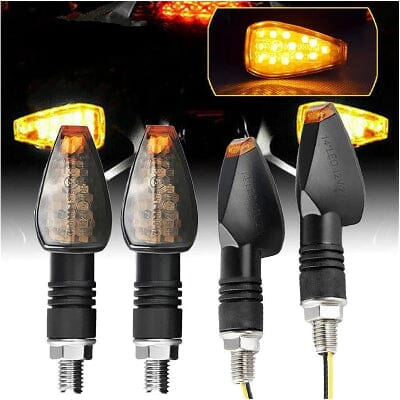 Clignotant Moto Led - RideBright™ - Noir