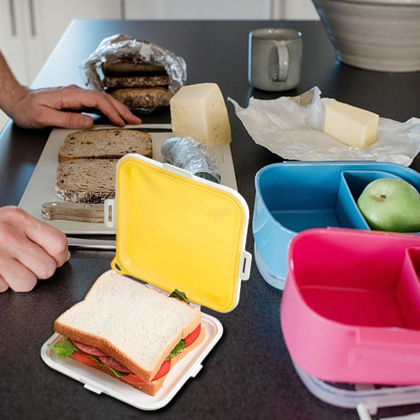 Lunch Box - SnackSafeBox™ - Jaune