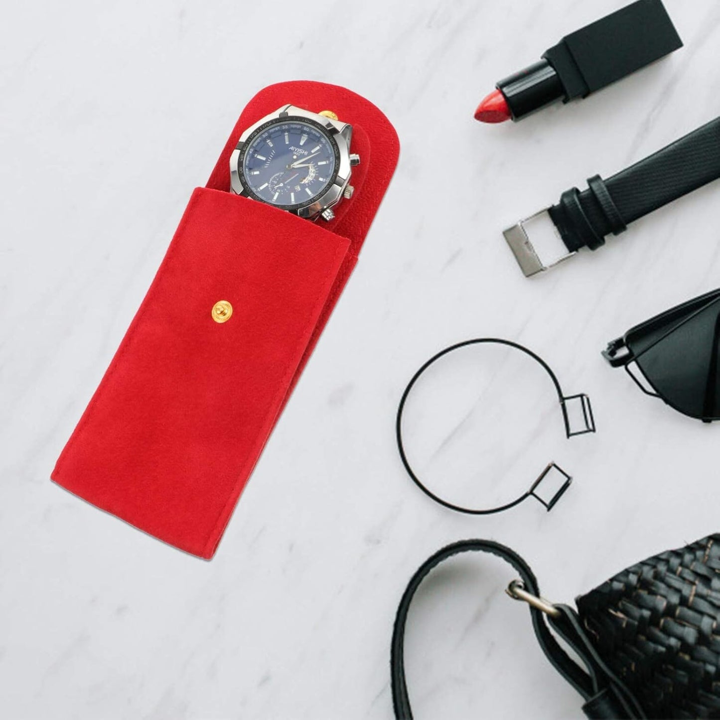 Pochette De Voyage - WatchProtectionPouch™ - Rouge