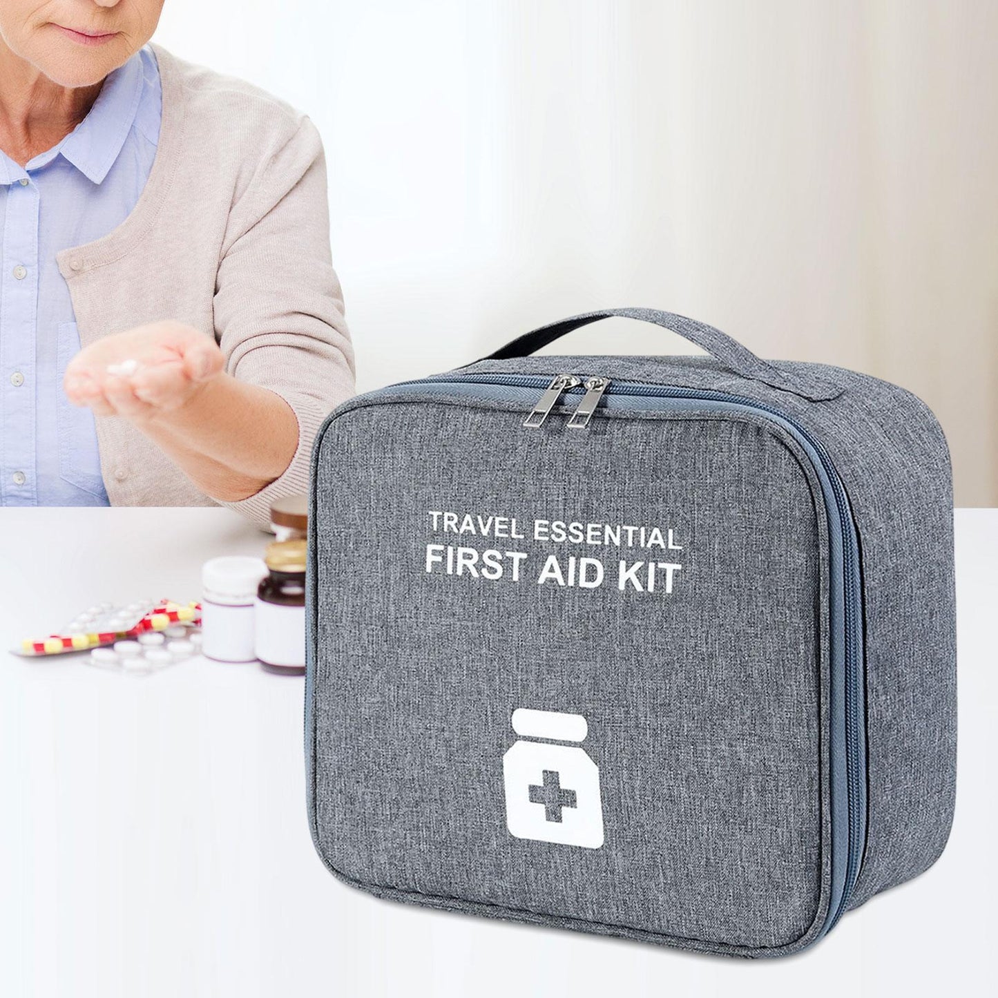 Trousse de Secours - PrepKit™ - Grande Gris