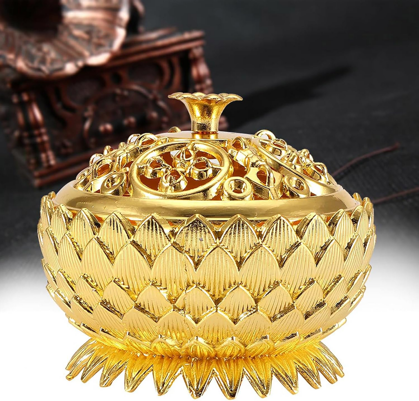 Porte Encens - AromatherapyIncense™ - Lotus Dorée