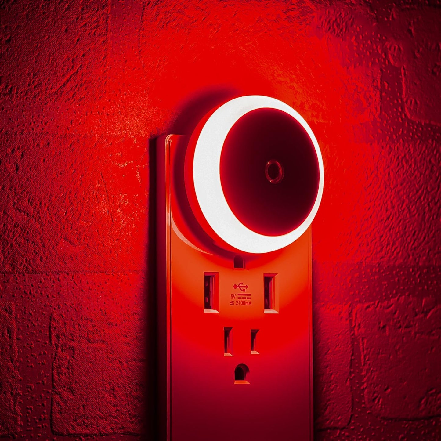 Veilleuse LED - SoftGlow™ - Rouge