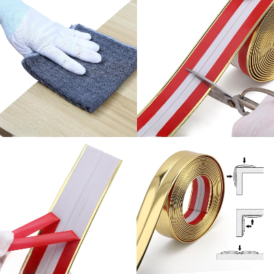 Protection Coin de Table - BabyBumper™ - Or